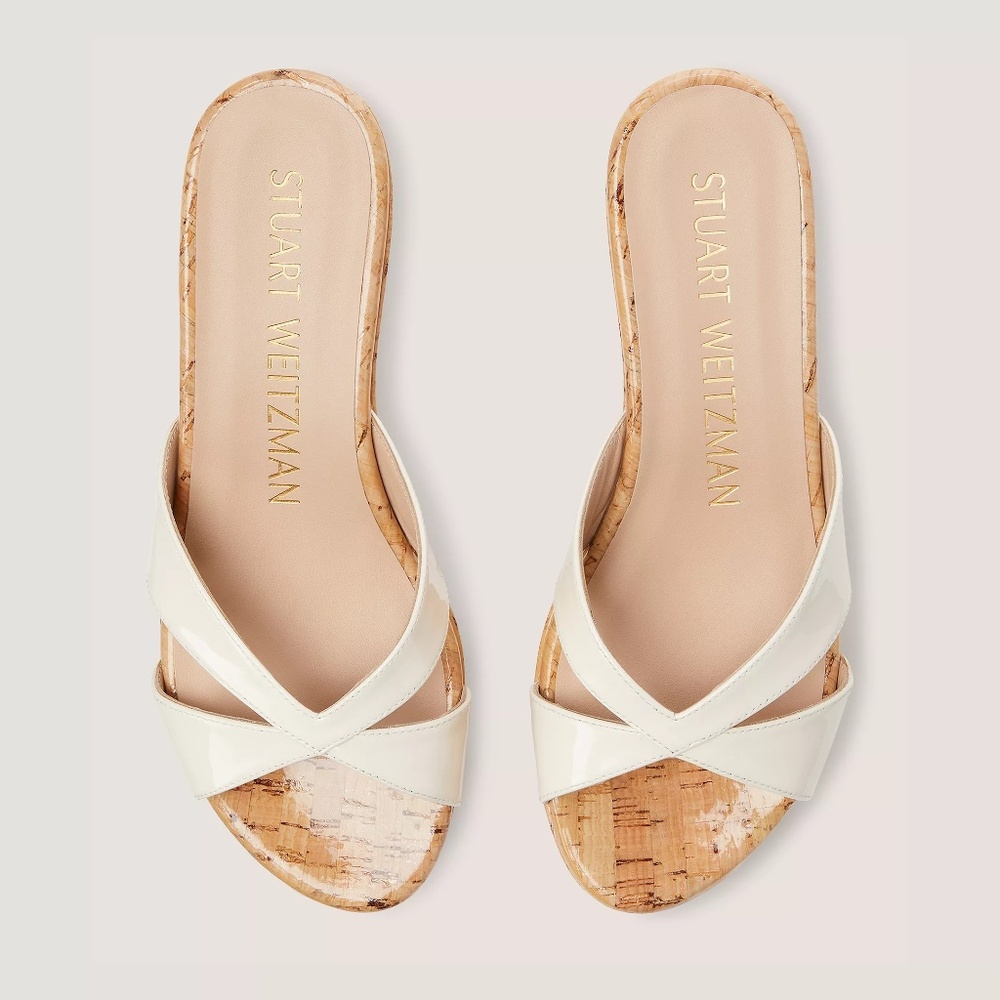 Stuart Weitzman CARMEN PLATFORM SLIDE 6.5